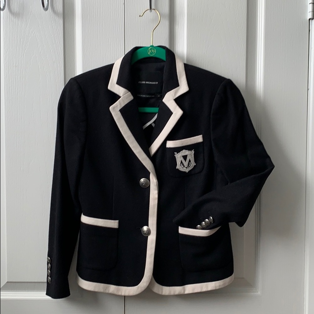 Club Monaco Wool School Boy Blazer
